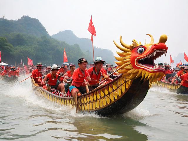 九游体育网站_ 传统古老龙舟节，赛水技艺彰显民族精神，中国传统文化赛龙舟介绍